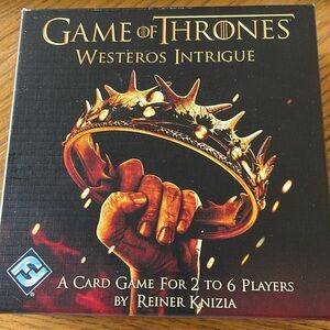 Game of Thrones Westeros Intrigue A Card Game for 2 to 6 Players by Knizia